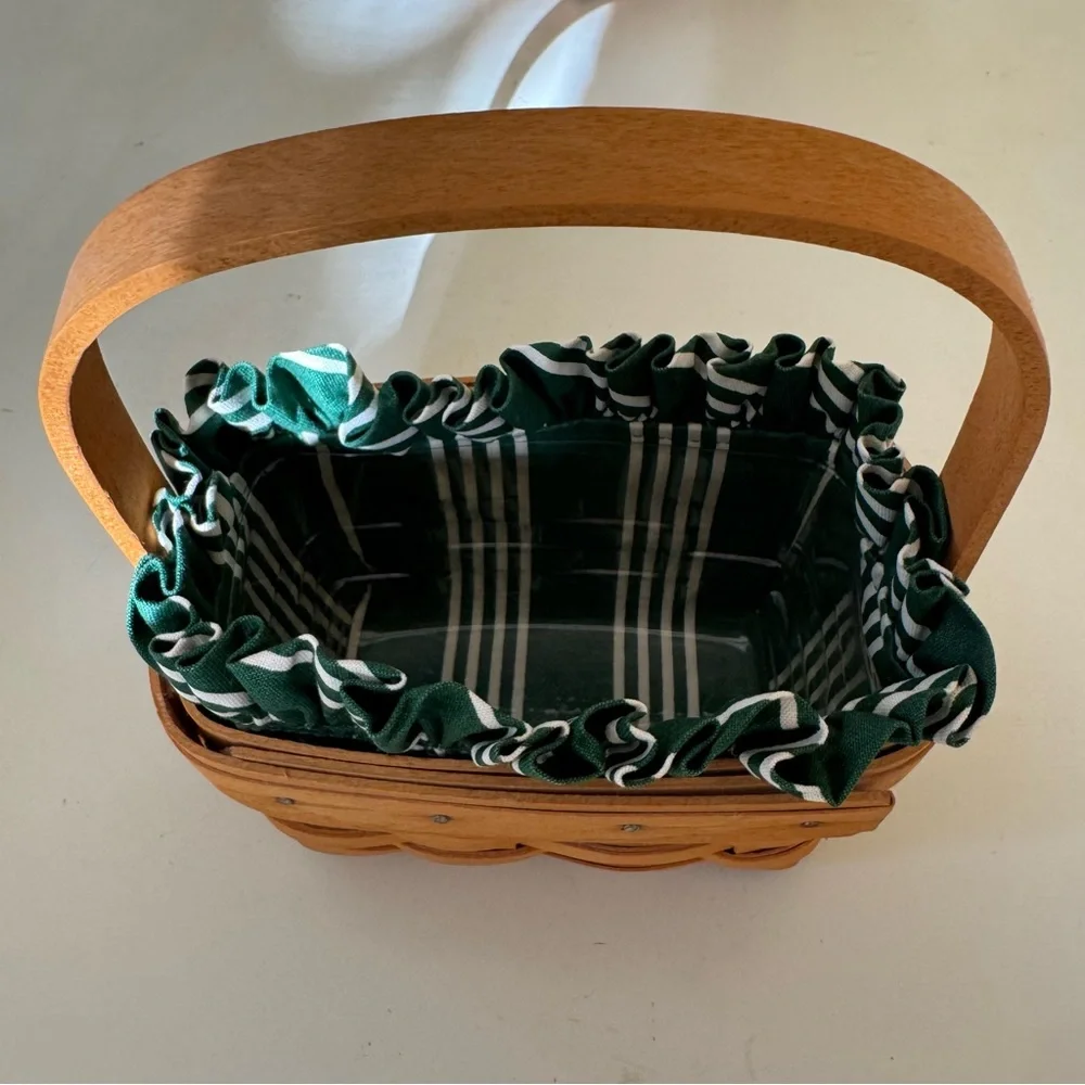 🧺 Longaberger Hostess Appreciation Basket Set - Garden Splendor Liners - Picture 6 of 11